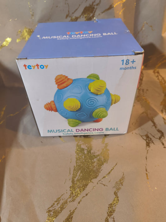 Dancing musical toddler ball
