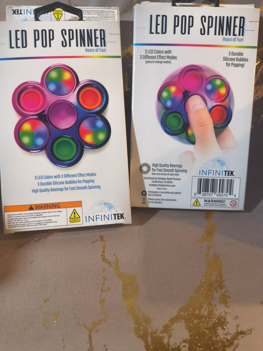 POP it spinner with lights