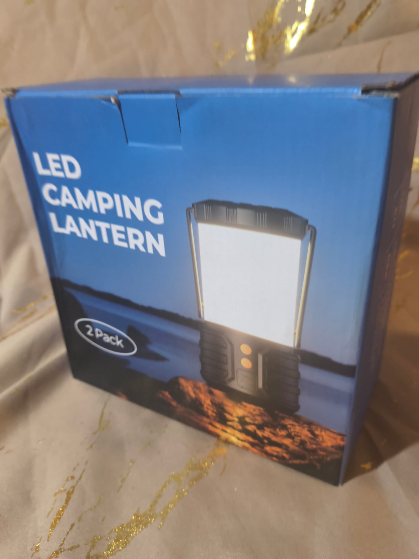 2 Pack rechargeable lanterns